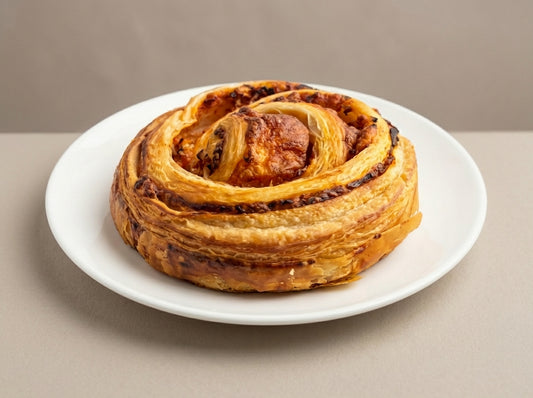 Kimchi, Tomato & Cheddar Scroll
